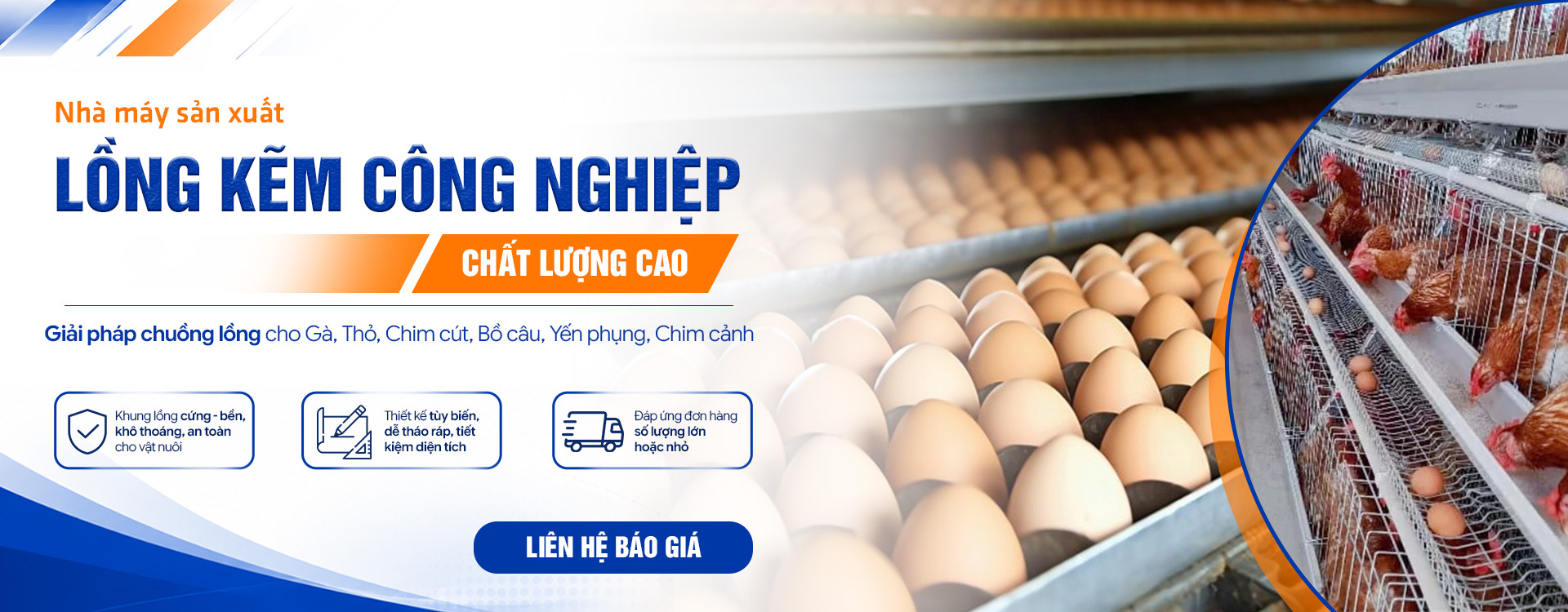 Nhà Máy Sản Xuất Lồng Nuôi Công Nghiệp Phát Đạt